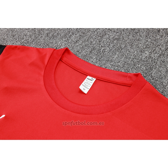 Chandal del AC Milan Manga Corta 2023-2024 Rojo